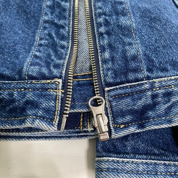 Tommy Hilfiger Tommy Jeans Women's Logo Patch Denim Jean Jacket, Size Medium - Picture 9 of 16